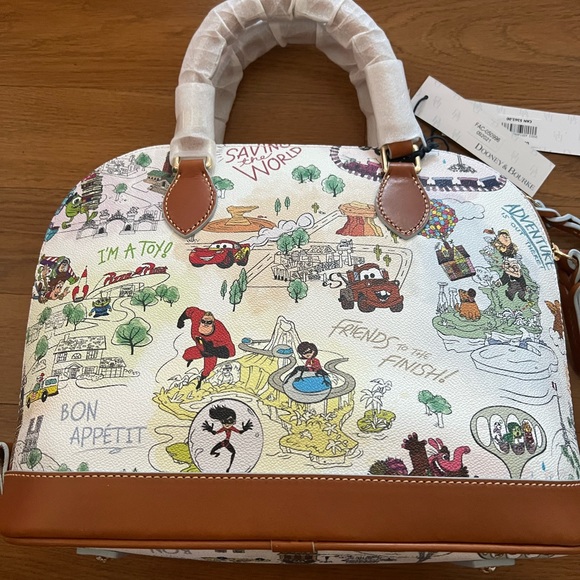Dooney & Bourke Bags Disney Dooney Bourke Pixar Maps Satchel Poshmark